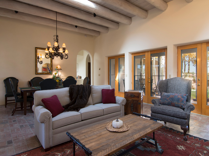 Santa Fe Vacation Rentals from Adobe Destinations | Aria Adobe Winter Views